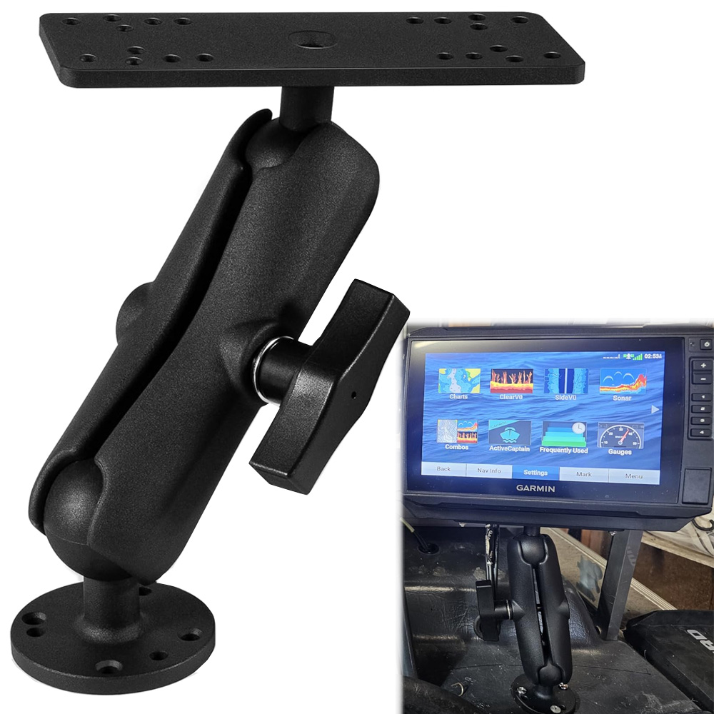 Fish Finder - Aluminum Fish Finder Mount with1.5