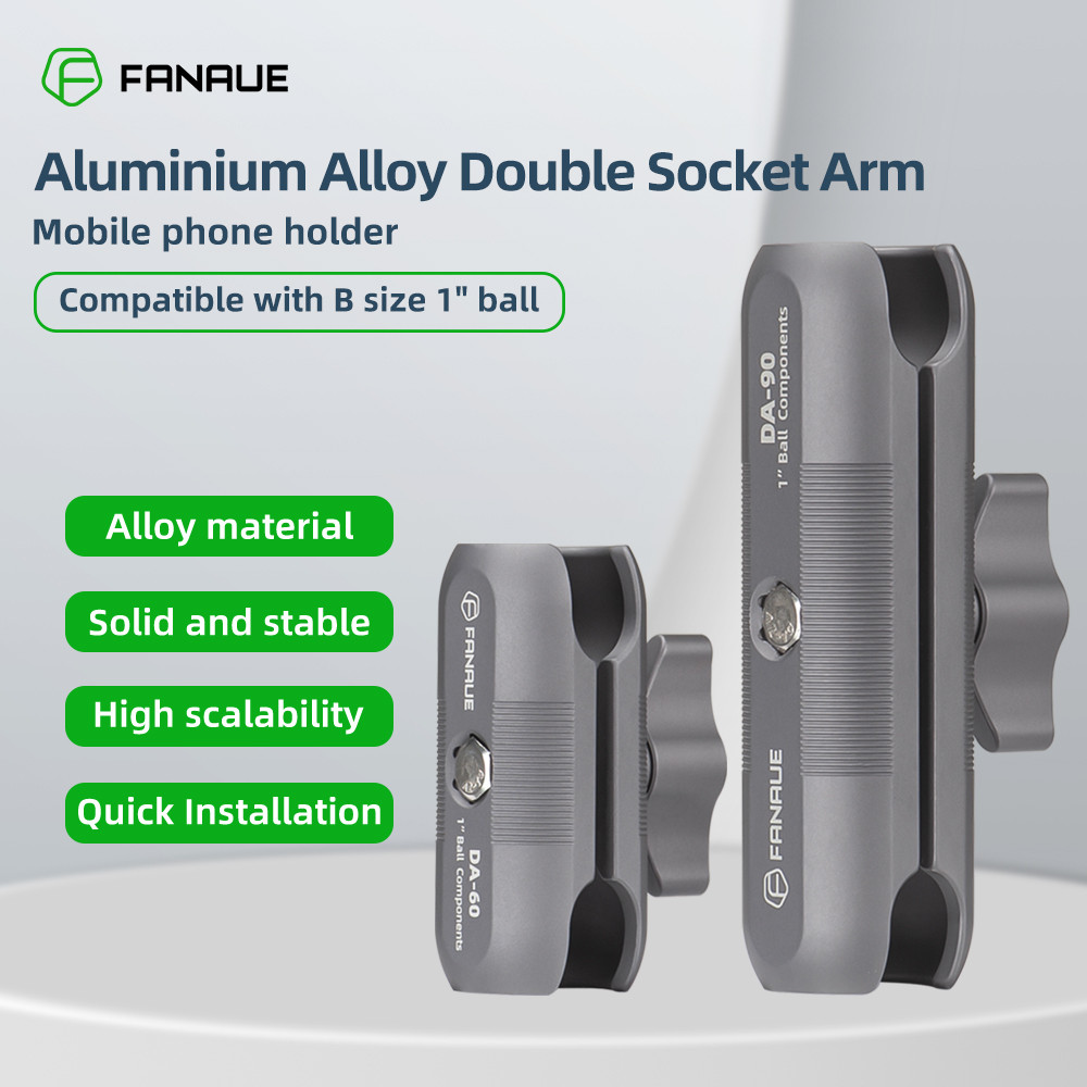 FANAUE Double Bass Socket Arm  - Fish Finder Mount ulasan dan harga