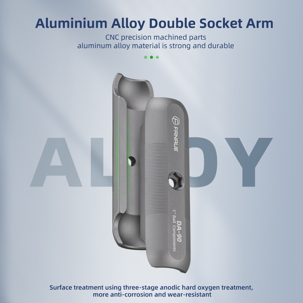 FANAUE Double Bass Socket Arm  - Fish Finder Mount ulasan dan harga