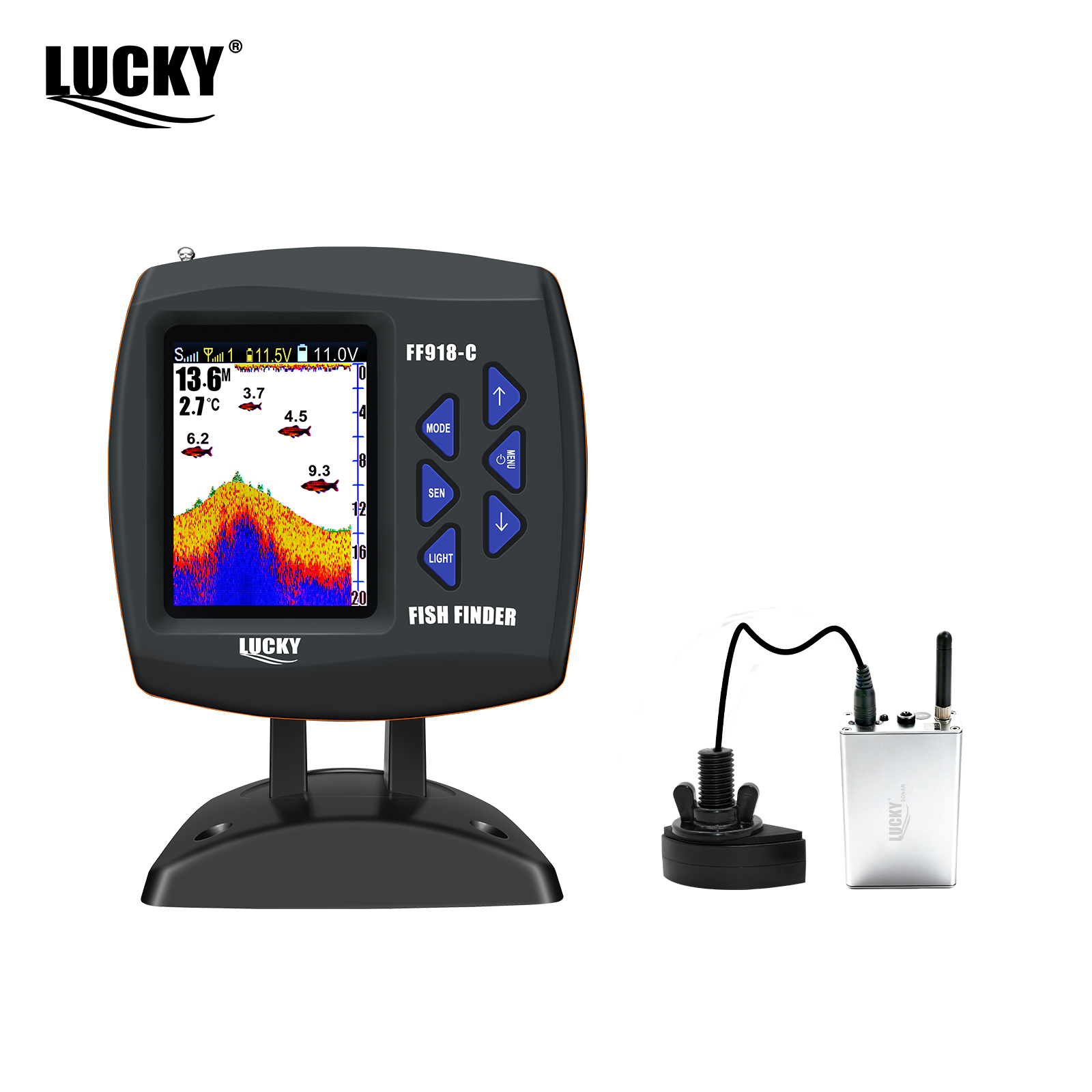 Lucky FF918 Wireless Remote Co - Fish Finder Gps ulasan dan harga
