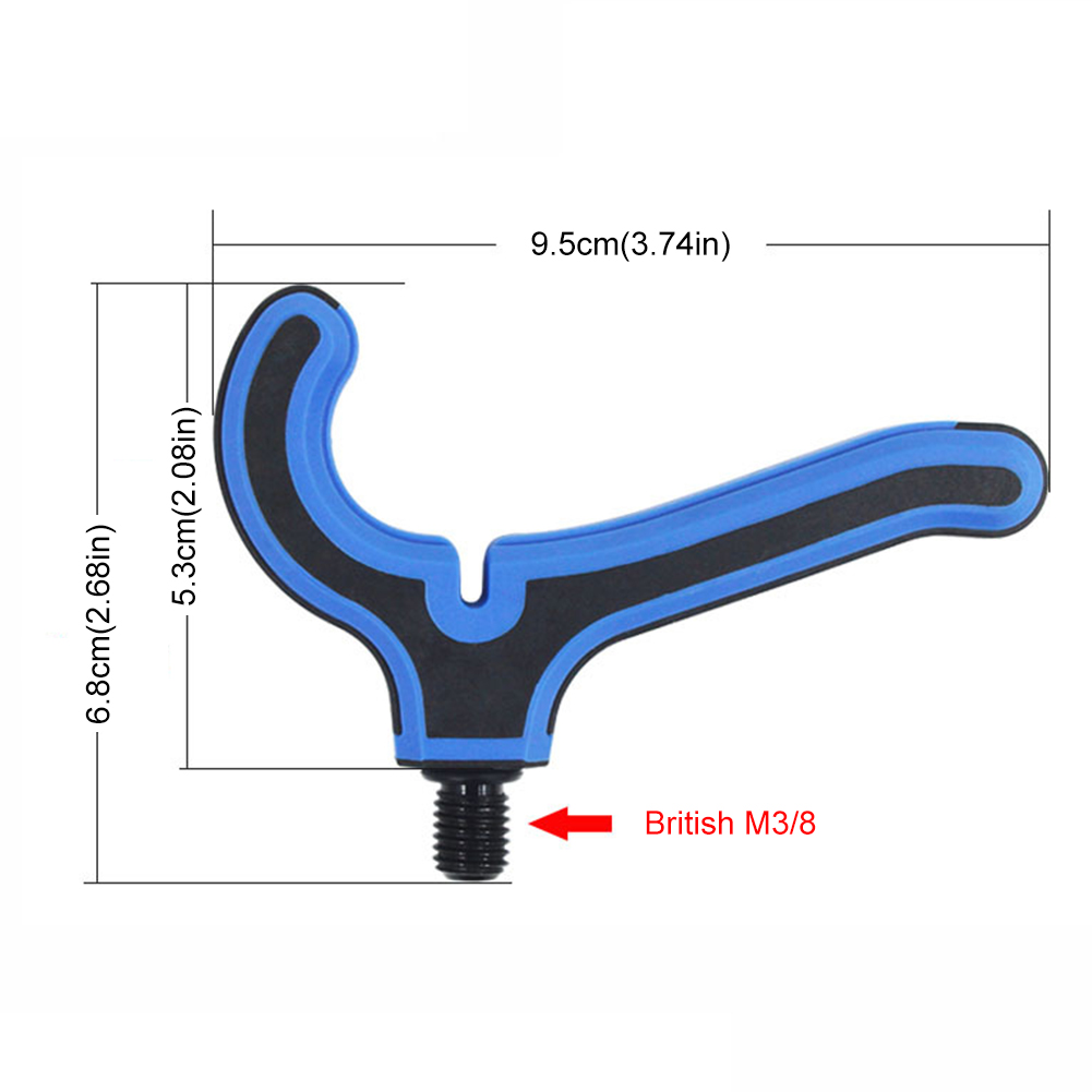 Feeder Rod Rest Head 3/8inch T - Fish Finder Transducer ulasan dan harga