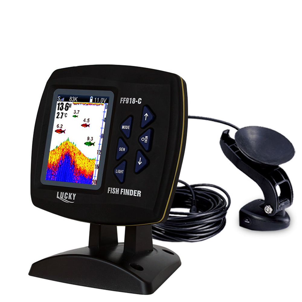 FF918-C100DS Color Screen Wire - Fish Finder Transducer ulasan dan harga