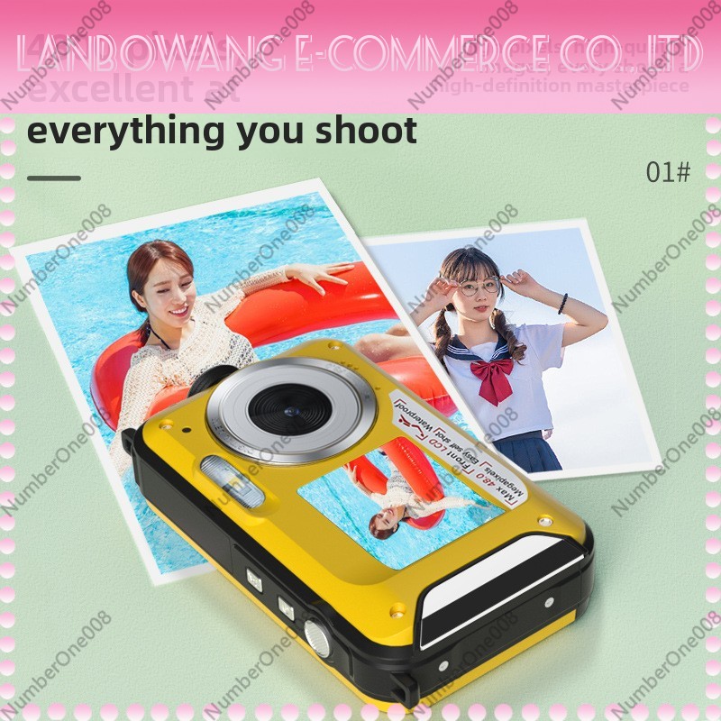 Dual Screen Waterproof Action  - Underwater Camera ulasan dan harga