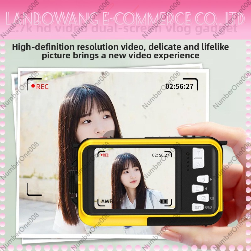 Dual Screen Waterproof Action  - Underwater Camera ulasan dan harga